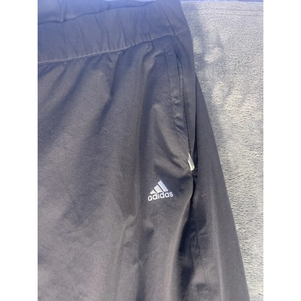 Adidas Black Climastorm Loose Pants Embroidered Logo Size XL Men's
